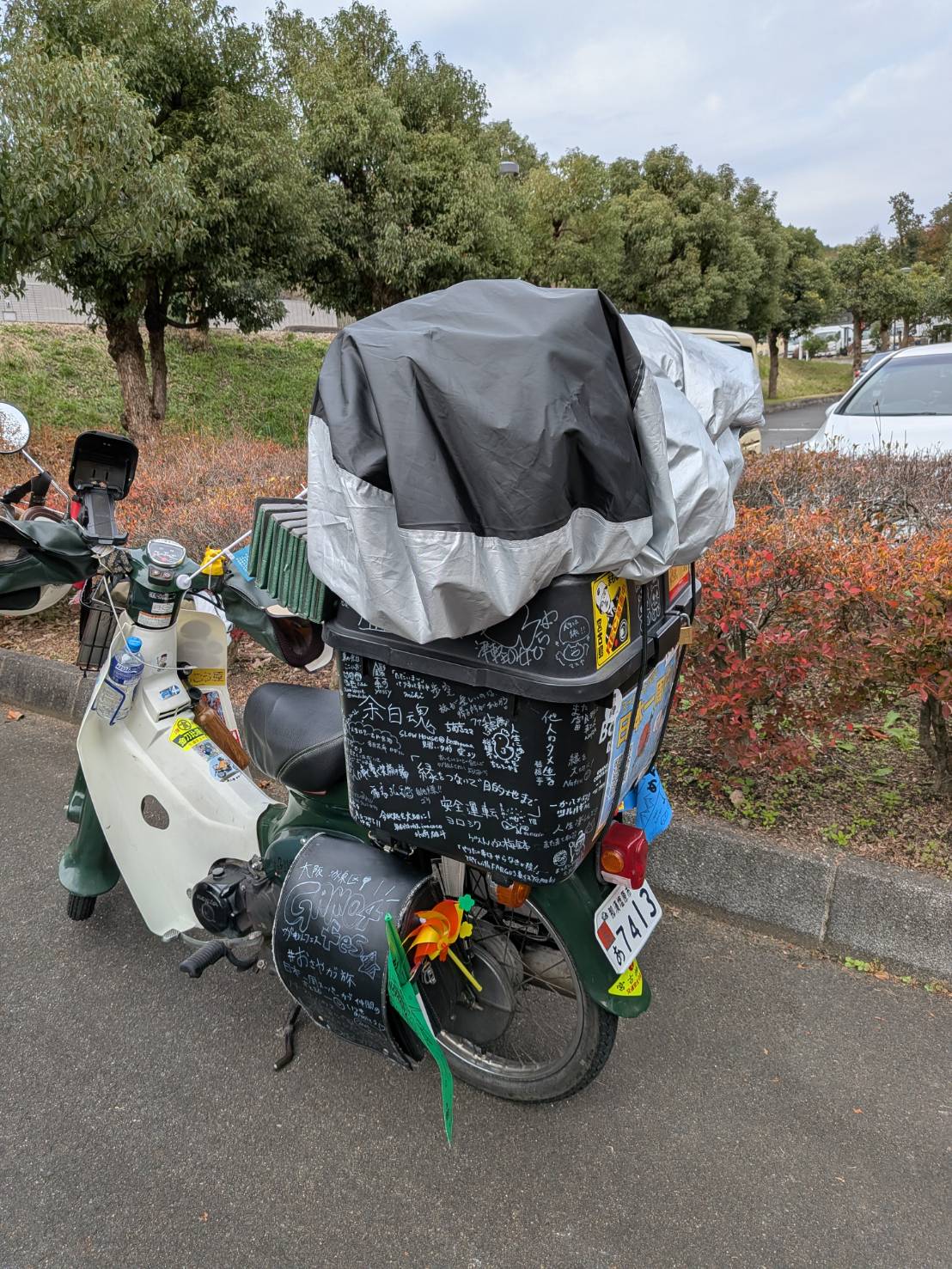 休学せずに47都道府県分割カブで日本一周旅